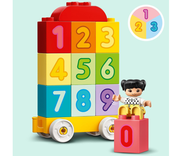 LEGO DUPLO 10954 Pociąg z cyferkami – nauka liczenia - 1019948 - zdjęcie 15